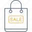 sale bag, bag, buy, commerce, sale, sell, shopping 