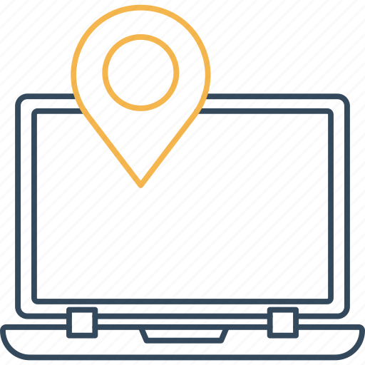 Online location, addresse, online, box, delivery, location, logistic icon - Download on Iconfinder