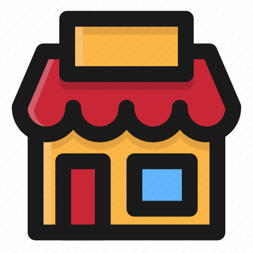 Commerce, e, shop, store, market, market place icon - Download on Iconfinder