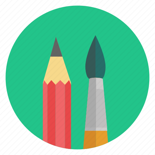 And, brush, pencil, art, painting, drawing, paper icon - Download on Iconfinder