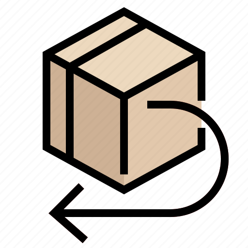 Box, delivery, logistics, package, product, return, return and exchange icon - Download on Iconfinder