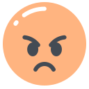 angry, face