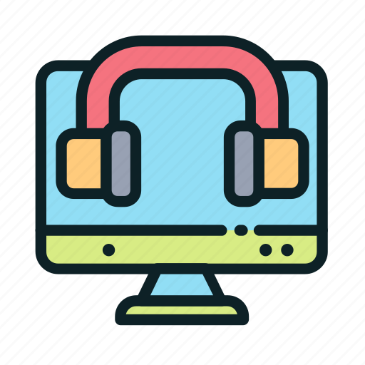 Audio, course, education, headphone, online icon - Download on Iconfinder