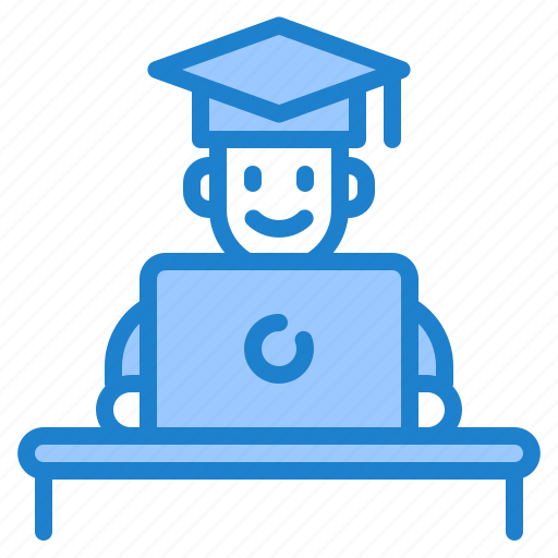 Degree, education, learn, learning, online icon - Download on Iconfinder