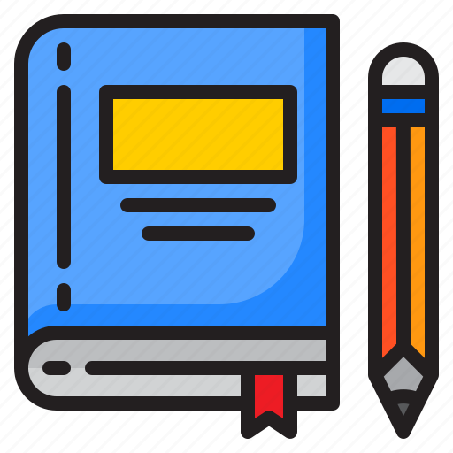 Book, ebook, learning, online, pencil icon - Download on Iconfinder