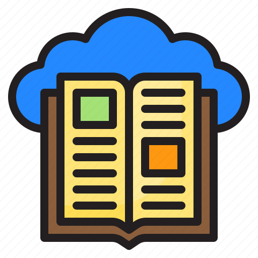 Cloud, ebook, education, learning, online icon - Download on Iconfinder