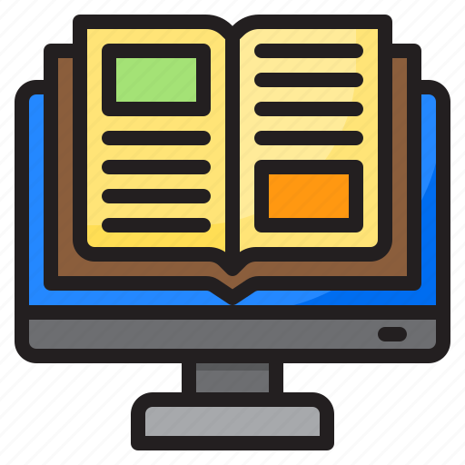 Book, computer, ebook, education, learning icon - Download on Iconfinder