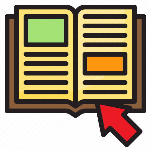Book, click, ebook, learning, online icon - Download on Iconfinder