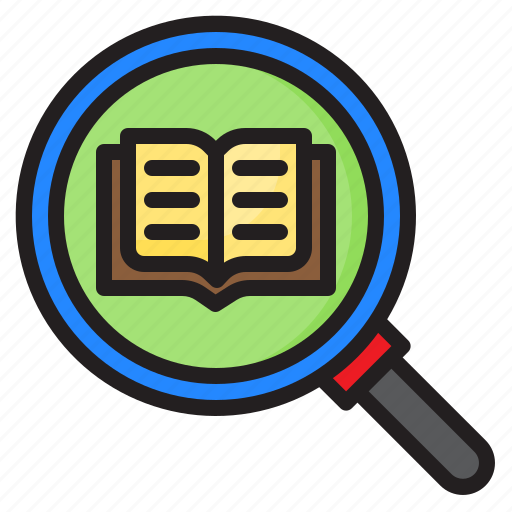 Book, ebook, education, learning, search icon - Download on Iconfinder