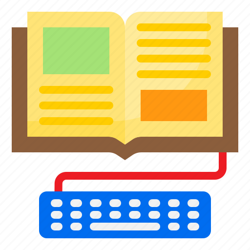 Book, ebook, education, keyboard, learning icon - Download on Iconfinder