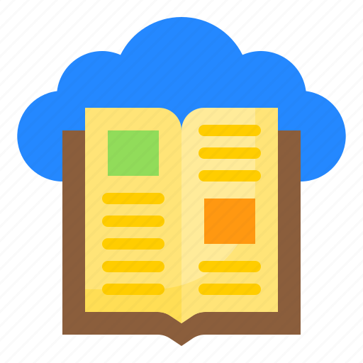 Cloud, ebook, education, learning, online icon - Download on Iconfinder