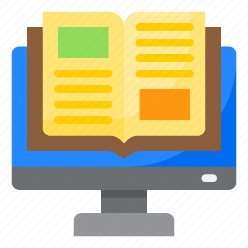 Book, computer, ebook, education, learning icon - Download on Iconfinder