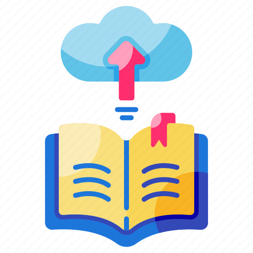 Backup, cloud, course, e-book, e-learning, education, learning icon - Download on Iconfinder