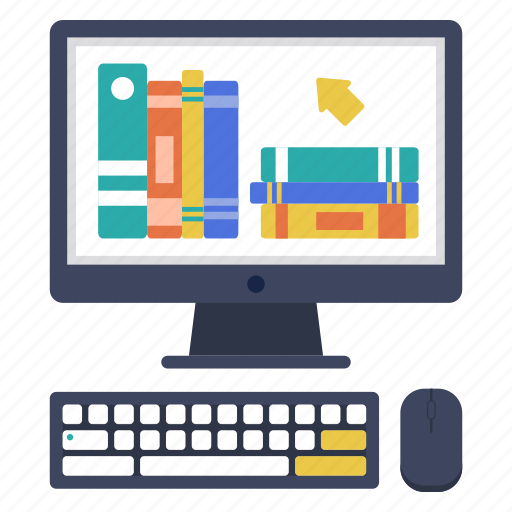 Book, bookstore, digital library, e-learning, ebook, education, knowledge icon - Download on Iconfinder