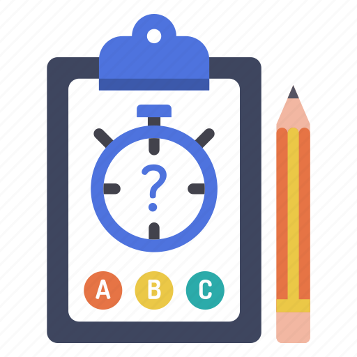 Assessment, e-learning, education, exam, quiz, test, timer icon - Download on Iconfinder