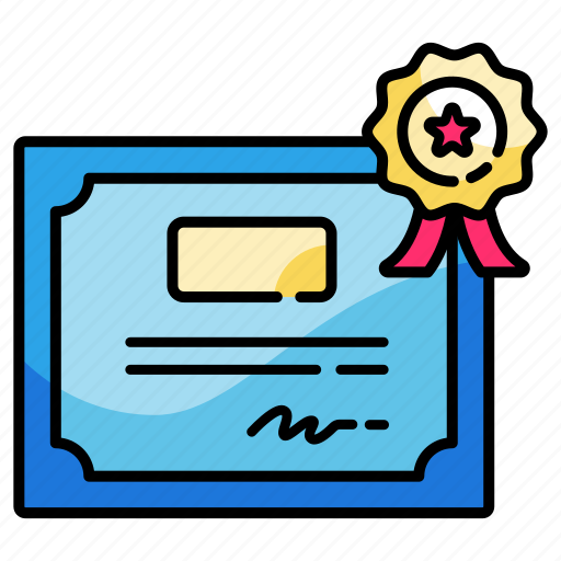 Certificate, certification, completion, diploma, e-learning, graduation, learning icon - Download on Iconfinder