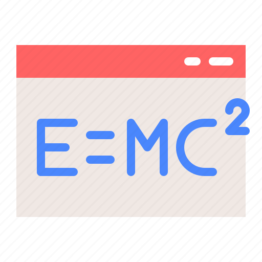 E learning, equation, learning, physics, science icon - Download on Iconfinder