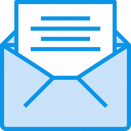 Communication, letter, mail, message, open icon - Download on Iconfinder