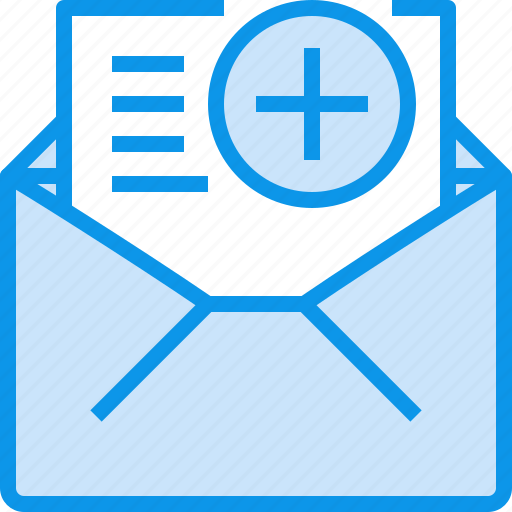 Add, communication, letter, mail, message, open icon - Download on Iconfinder
