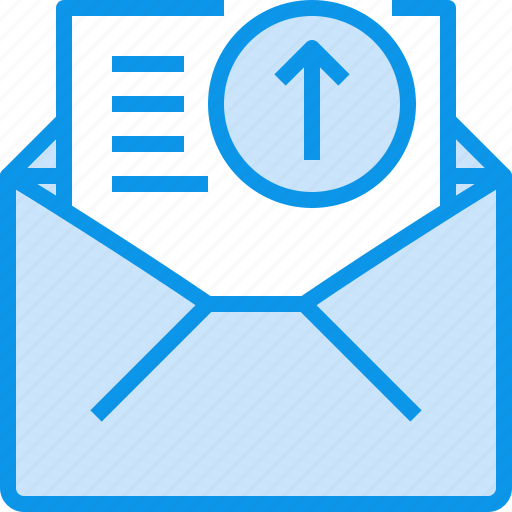 Arrow, communication, letter, mail, message, open icon - Download on Iconfinder
