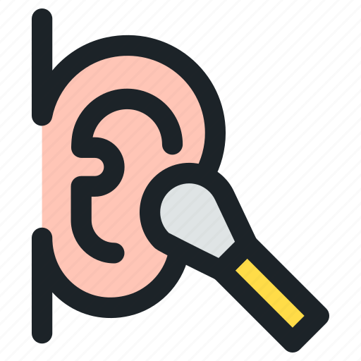 Ear, body, part, human, bud, cleaning, cotton icon - Download on Iconfinder