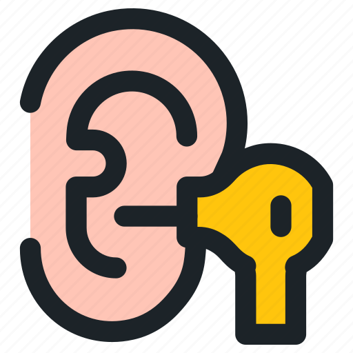 Ear, body, part, human, cleaning, electronic, hygiene icon - Download on Iconfinder