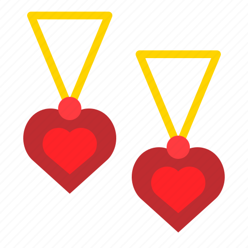 Accessory, earring, fashion, heart, jewel, jewellery icon - Download on Iconfinder