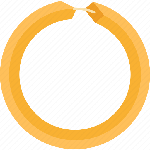 Hoop, earrings, gold, pierced, costume icon - Download on Iconfinder