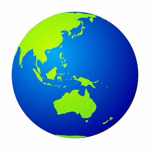 Earth, planet, globe, australia, island, pacific, ocean icon - Download on Iconfinder
