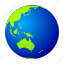 earth, planet, globe, australia, island, pacific, ocean 