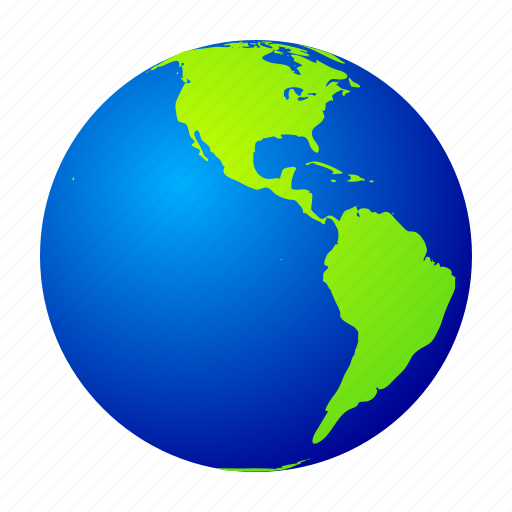 Earth, planet, globe, north, south, america, ocean icon - Download on Iconfinder