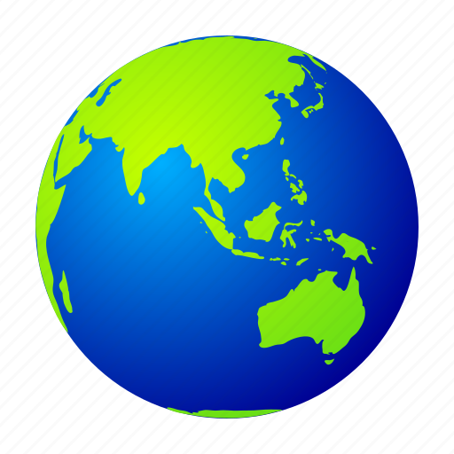 Earth, planet, globe, australia, asia, indian, mainland icon - Download on Iconfinder