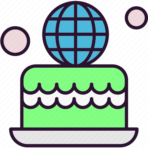 Cake, day, earth, food, world icon - Download on Iconfinder