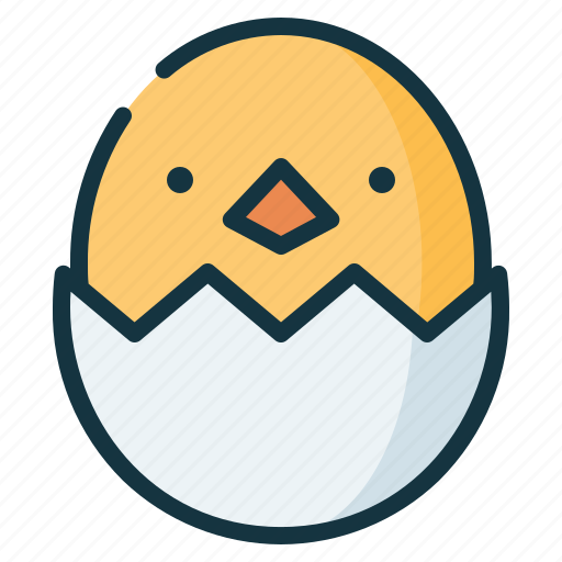 Chick, easter, eggs icon - Download on Iconfinder