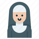 avatar, catholic, character, nun, religion