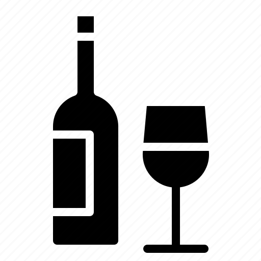 Alcohole, bottle, drink, glass, wine icon - Download on Iconfinder