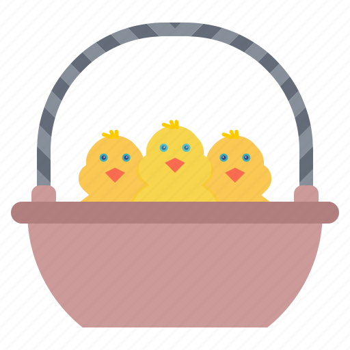 Basket, chicken, easter, gift icon - Download on Iconfinder