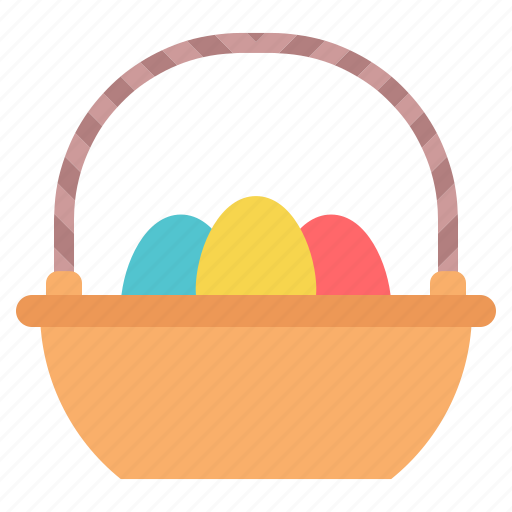 Basket, easter, egg, paschal icon - Download on Iconfinder