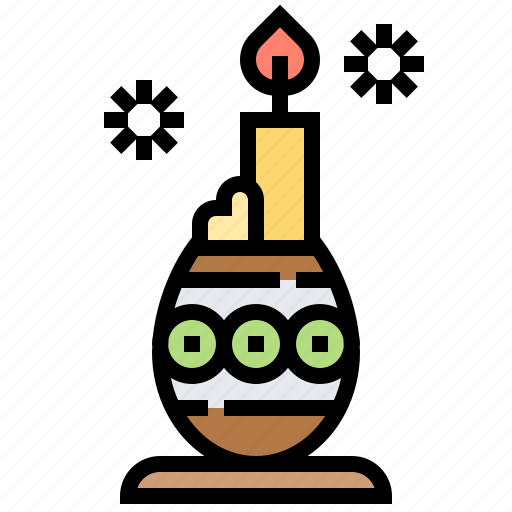 Candle, decorating, easter, egg, festival icon - Download on Iconfinder