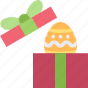 box, easter, egg, gift, present