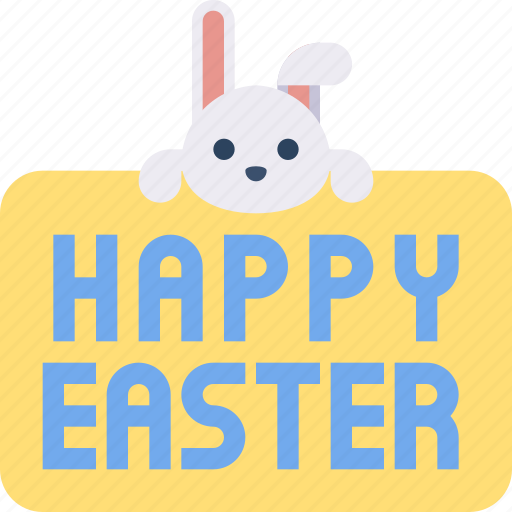 Animal, bunny, easter, happy, rabbit, wildlife icon - Download on Iconfinder