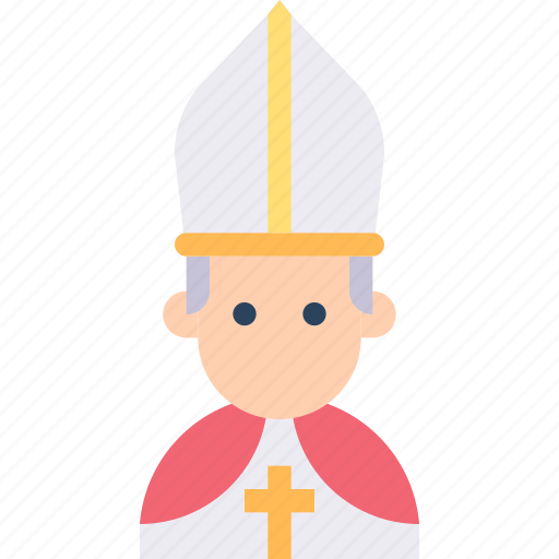 Belief, cross, man, pope, religion, religious icon - Download on Iconfinder