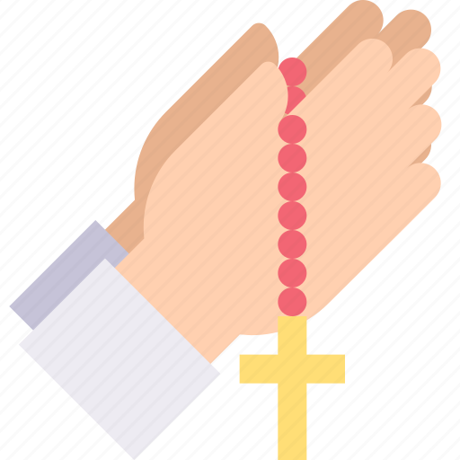 Cross, gesture, hand, prayer, religion, religious icon - Download on Iconfinder