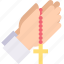 cross, gesture, hand, prayer, religion, religious 