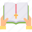 bible, book, cross, gesture, hand, read, religion 