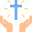 belief, christianity, cross, gesture, hand, religion 
