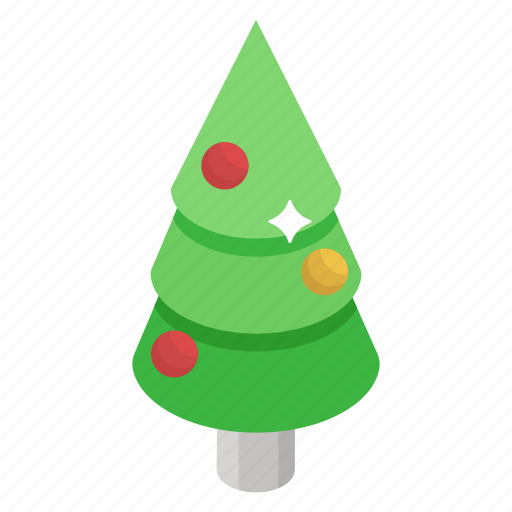 Artificial tree, cedar tree, christmas tree, conifer, decorated tree, evergreen tree, xmas plant icon - Download on Iconfinder