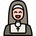 nun, catholic, christian, religious, woman
