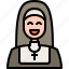 nun, catholic, christian, religious, woman 