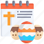calendar, happy, easter, time, date, event 